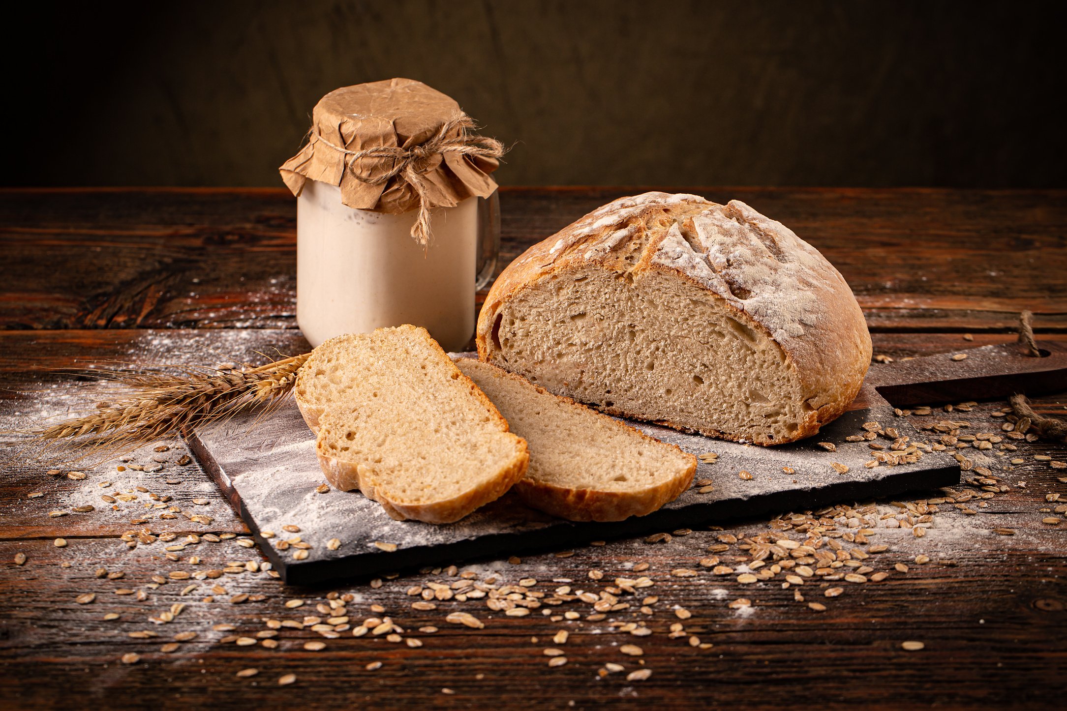 Sourdough bread loaf